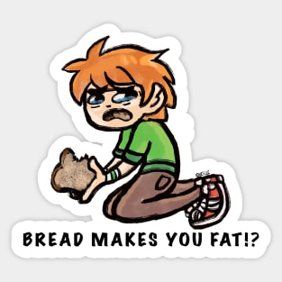 Bread Makes You Fat Sticker